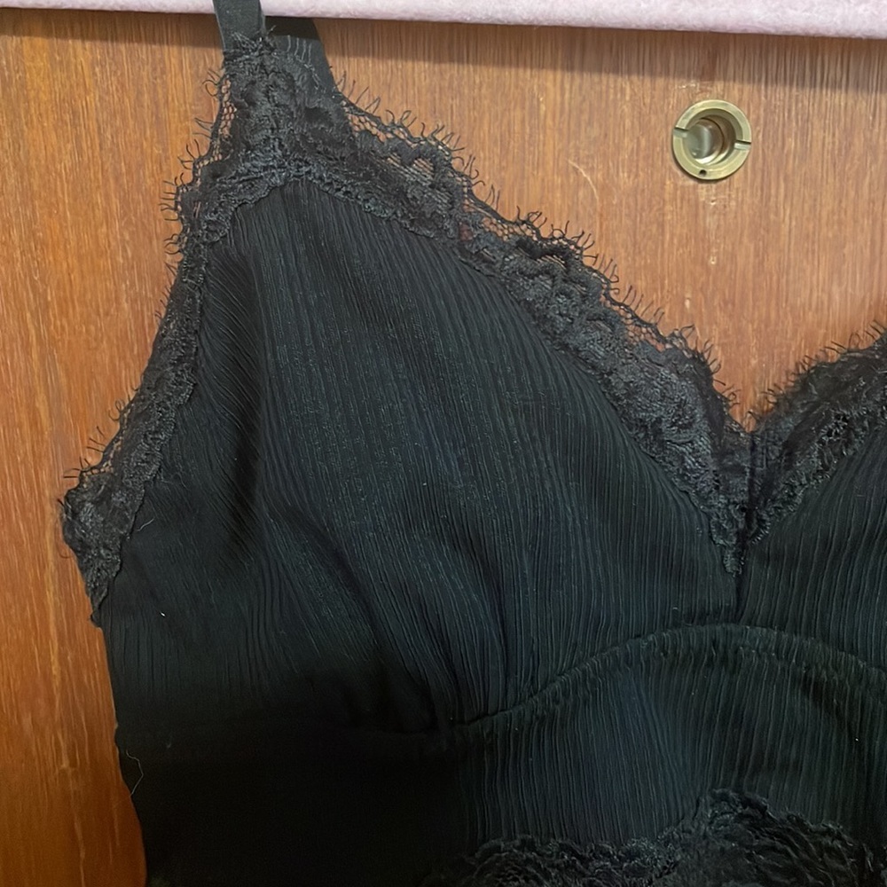 NWOT Aerie Eyelash Lace Trim Longline Bralette - Picture 3 of 9